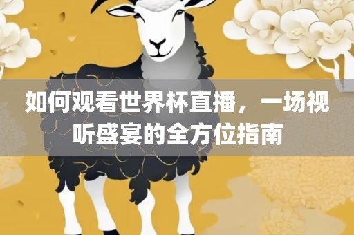 如何观看世界杯直播，一场视听盛宴的全方位指南金炬实业股份有限公司