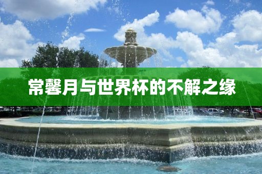 常馨月与世界杯的不解之缘金炬实业股份有限公司
