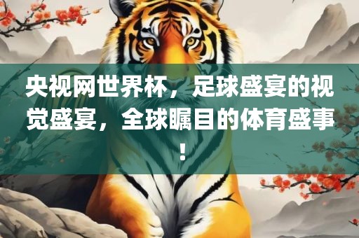 央视网世界杯，足球盛宴的金炬实业股份有限公司视觉盛宴，全球瞩目的体育盛事！