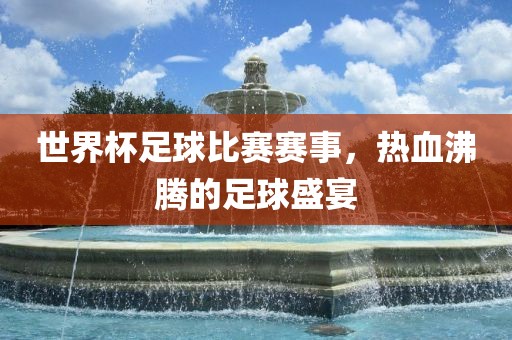 世界杯足球比赛赛事，热血沸腾的足球盛宴金炬实业股份有限公司