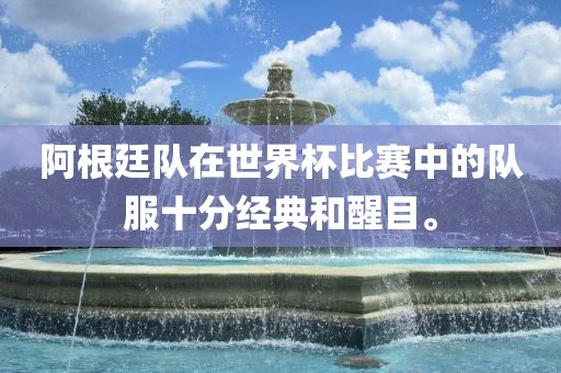 阿根廷队在世界杯比赛中的队服十分经典和醒目。