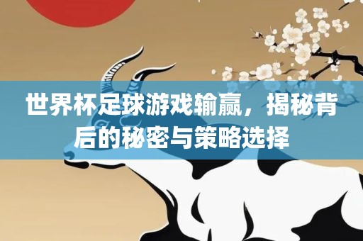 世界杯足球游戏输赢，揭秘背后的秘密与策略选择金炬实业股份有限公司