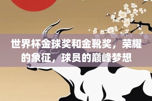 世界杯金球奖和金靴奖，荣耀的象征，球员的巅峰梦想