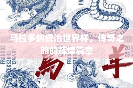 马拉多纳统治世界杯，传奇之路的辉煌篇章