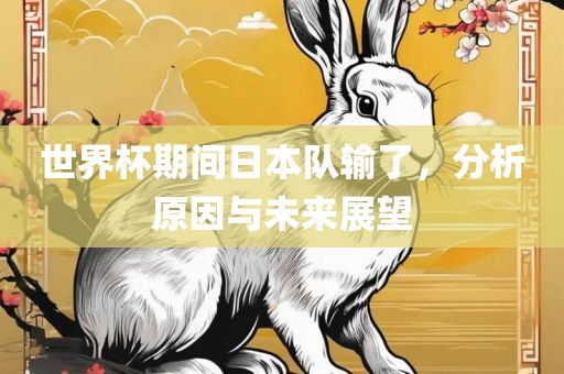 世界杯期间日本队输了，分析原因与未来展望