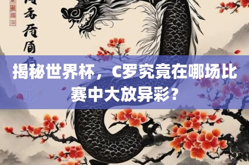 揭秘世界杯，C罗究竟在哪场比赛中大放异彩？金炬实业股份有限公司