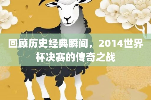 回顾历史经典瞬间，2014世界杯决赛的传奇之战