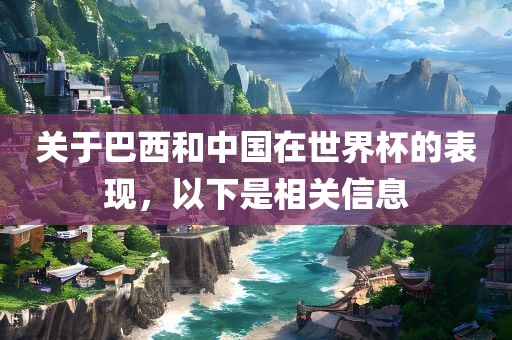 关于巴西和中国在世界杯的表现，以下是相关信息