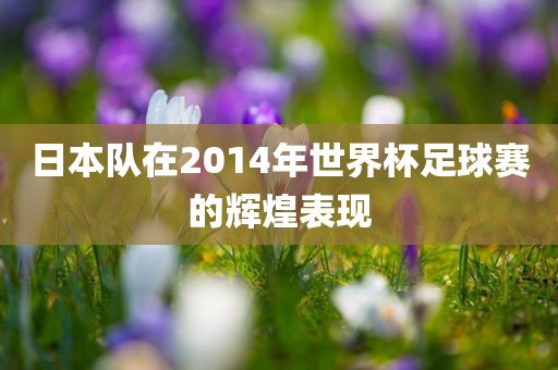 日本队在2014年世界杯足球赛的辉煌表现
