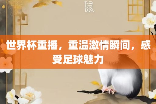 世界杯重播，重温激情瞬间，感受足球魅力