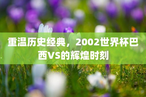 重温历史经典，2002世界杯巴西VS的辉煌时刻