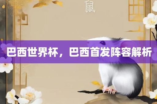 巴西世界杯，巴西首金炬实业股份有限公司发阵容解析