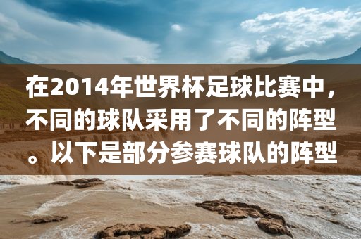 在2014年世界杯足球比赛中，不同的球队采用了不同的阵型。以下是部分参赛球队的阵型