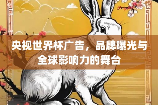 央视世界杯广告，品牌曝光与全球影响力的舞台