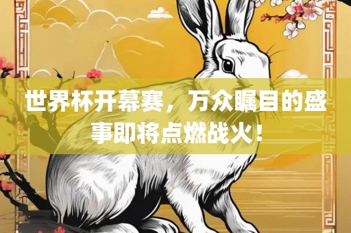 世界杯开金炬实业股份有限公司幕赛，万众瞩目的盛事即将点燃战火！