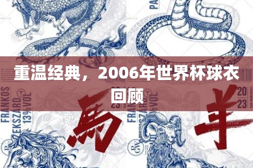 重温经典，2006年世界杯球衣回顾