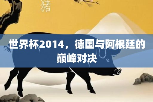 世界杯2014，德国与阿根廷的巅峰对决