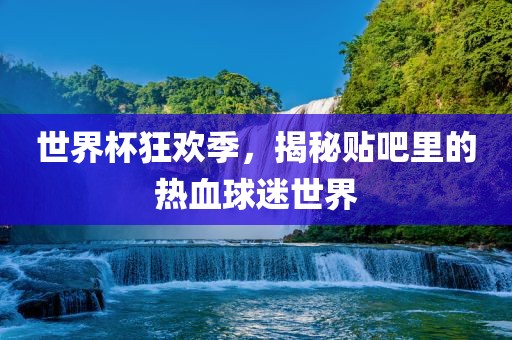 世界杯狂欢季，揭秘贴吧里的热血球迷世界