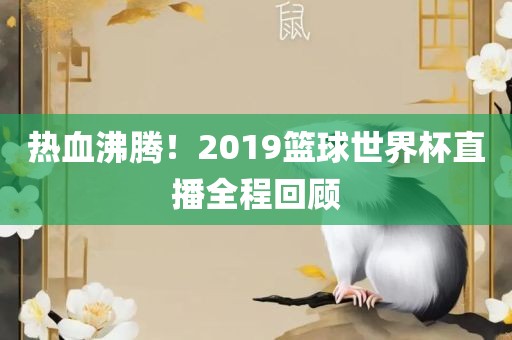 热血沸腾！2019篮球世界杯直播全程回顾
