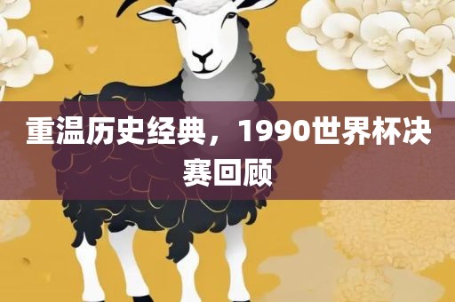 重温历史经典，1990世界杯决赛回顾