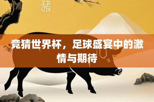 竞猜世界杯，足球盛宴中的激情与期待