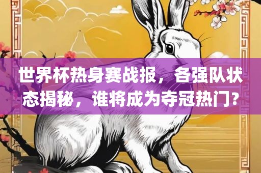 世界杯热身赛战报，各强队状态揭秘，谁将成为夺冠热门？