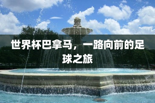 世界杯巴拿马，一路向前的足球之旅金炬实业股份有限公司