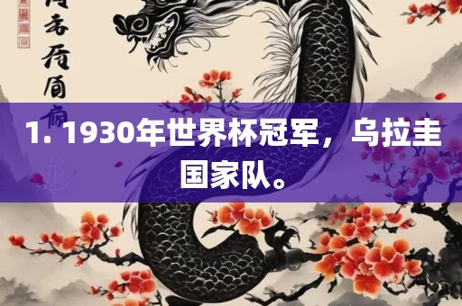 1. 1930年世界杯冠军，乌拉圭国家队。金炬实业股份有限公司