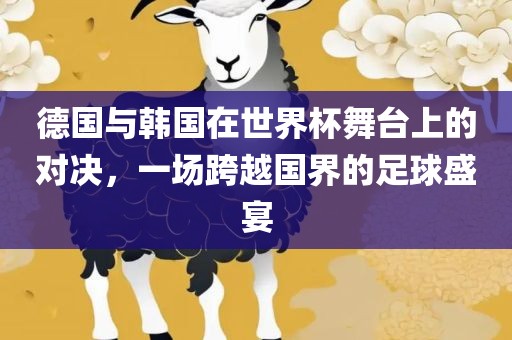 德国与韩国在世界杯舞台上的对决，一场跨越国界的足球盛宴金炬实业股份有限公司