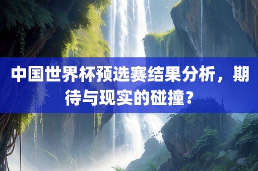 中国世界杯预选赛结果分析，期待与现实的碰撞？