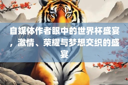 自媒体作者眼中的世界杯盛宴，激情、荣耀与梦想交织的盛宴金炬实业股份有限公司
