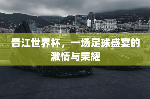 晋江世界杯，一场足球盛宴的激情与荣耀金炬实业股份有限公司