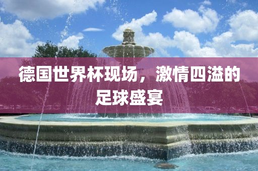 德国世界杯现场，激情四溢的足球盛宴金炬实业股份有限公司