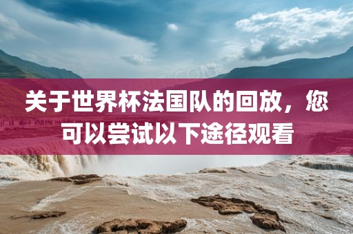 关于世界杯法国队的回放，您可以尝试以下途径观看